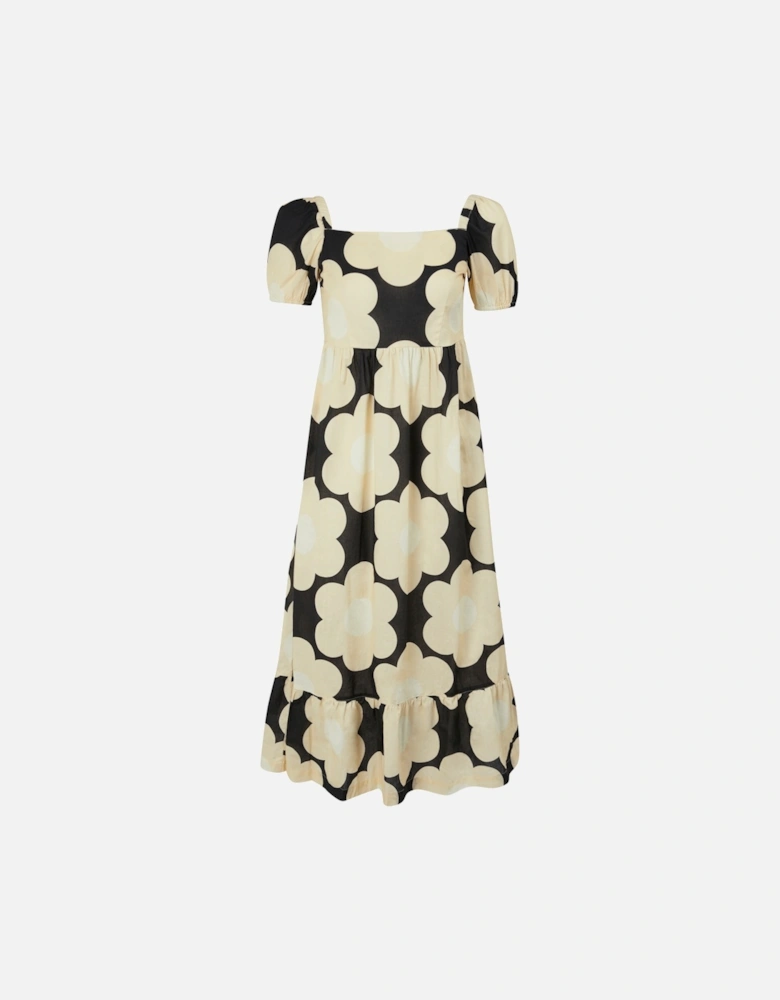 Womens/Ladies Orla Kiely Sixties Daisy Summer Midi Dress