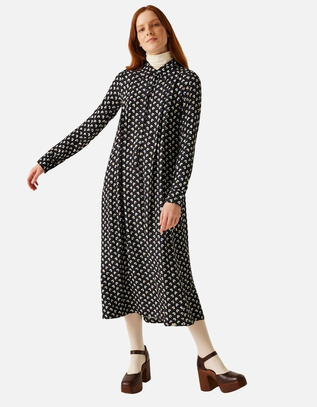 Womens/Ladies Orla Kiely Clover Winter Dress