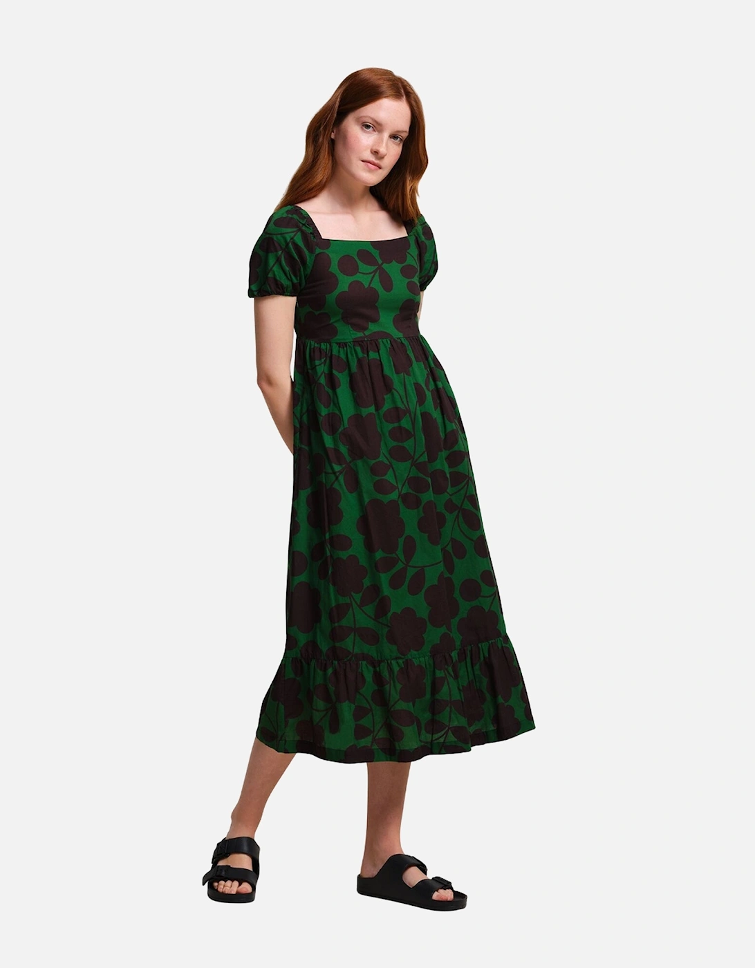 Womens/Ladies Orla Kiely Floral Summer Midi Dress