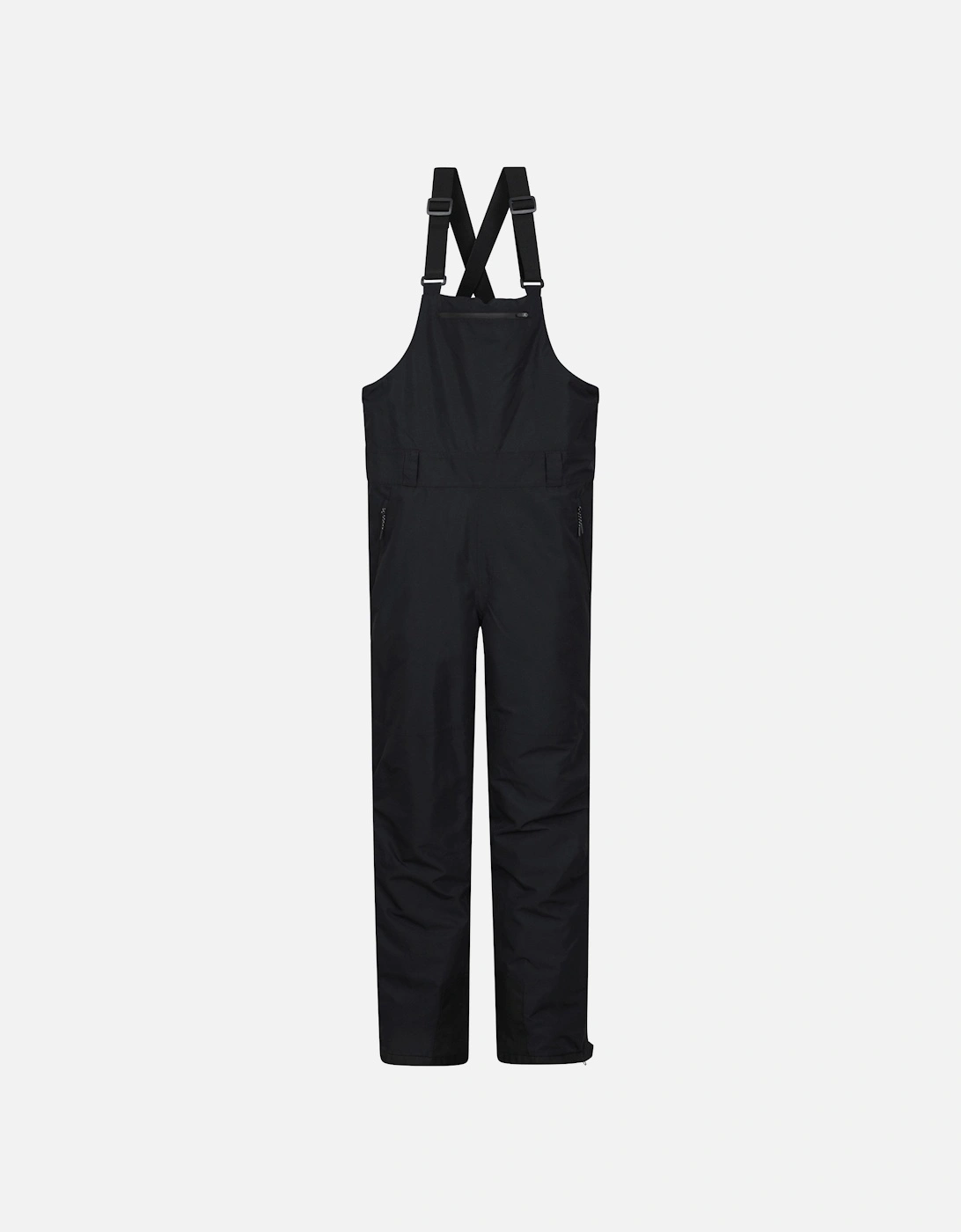 Men's Mountain Warehouse Mens Eris Waterproof Bib Front Ski Trousers - Black - Size: S