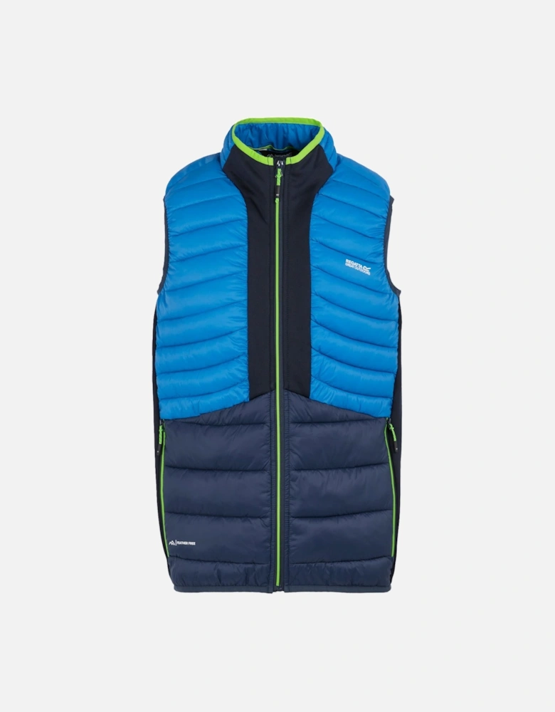 Mens Leedre Hybrid Gilet