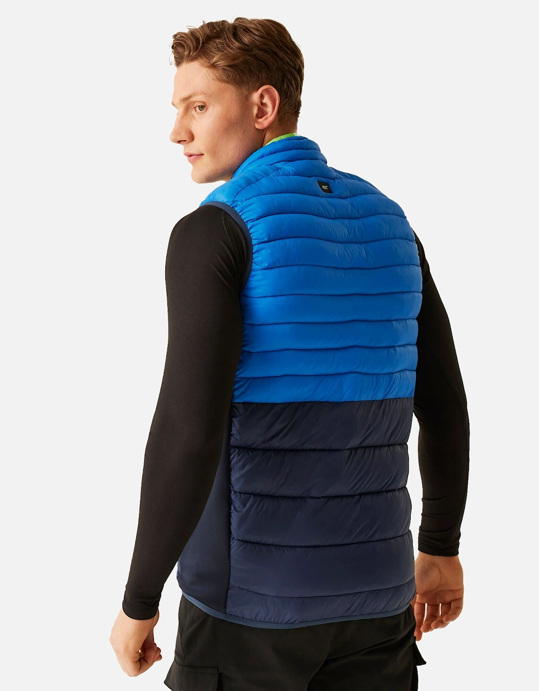 Mens Leedre Hybrid Gilet