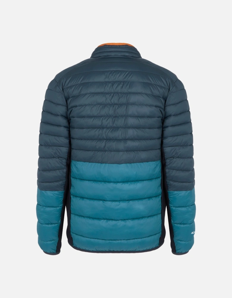 Mens Leedre Colour Block Hybrid Jacket