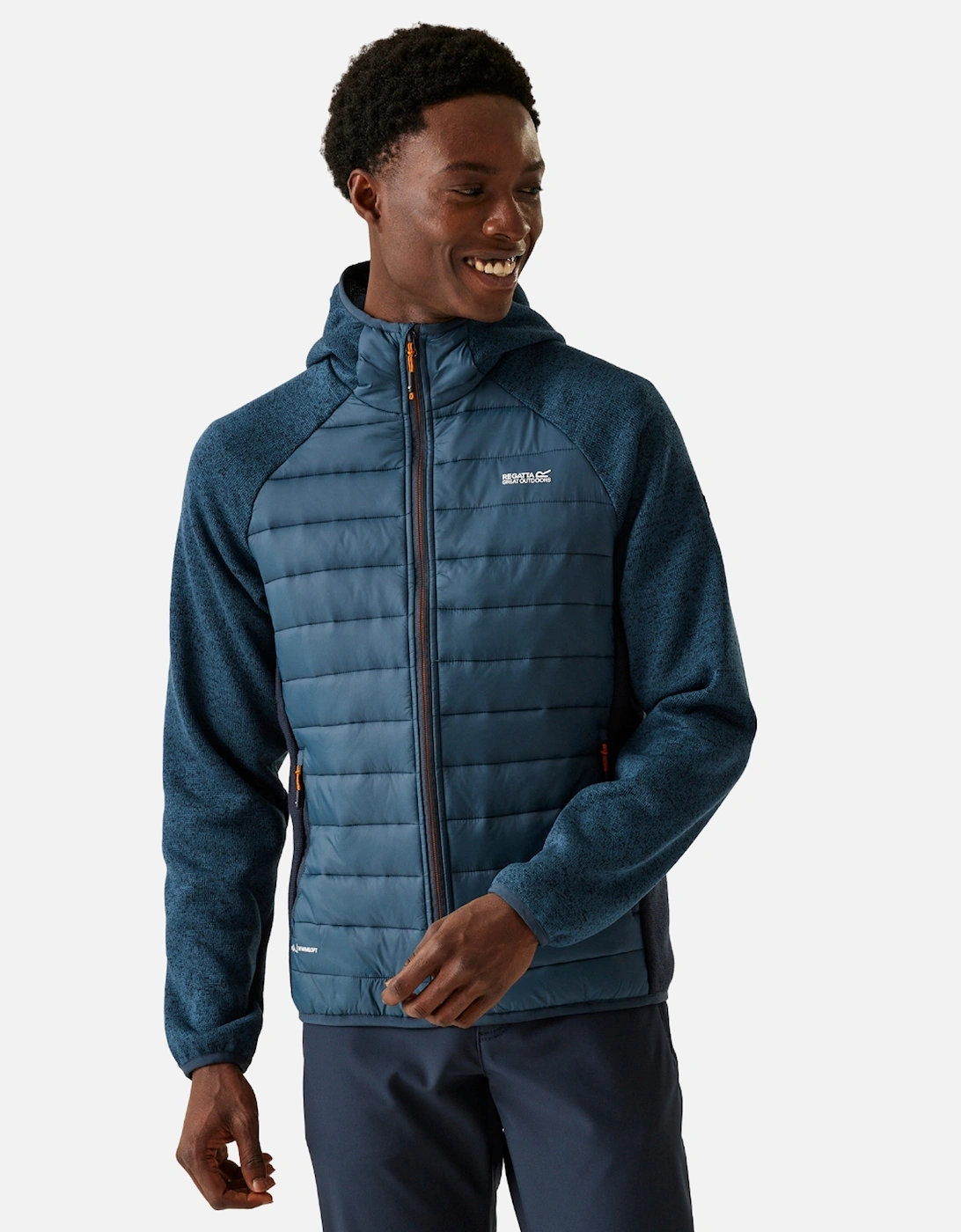 Mens Newhill Quilted Hybrid Jacket