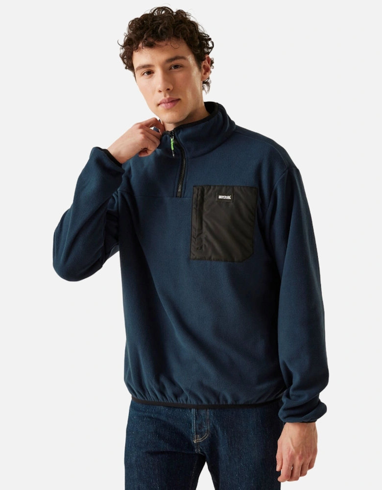 Mens Frankie Half Zip Fleece Top