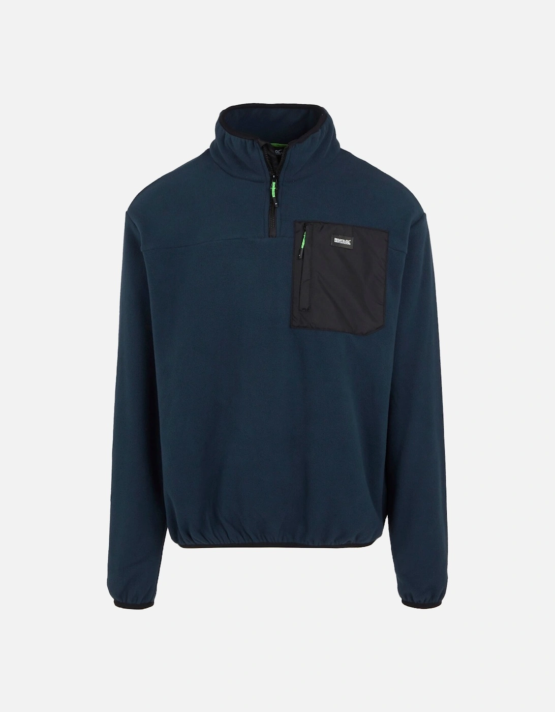 Mens Frankie Half Zip Fleece Top, 5 of 4