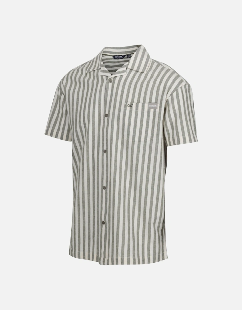 Mens Shorebay II Stripe Short-Sleeved Shirt