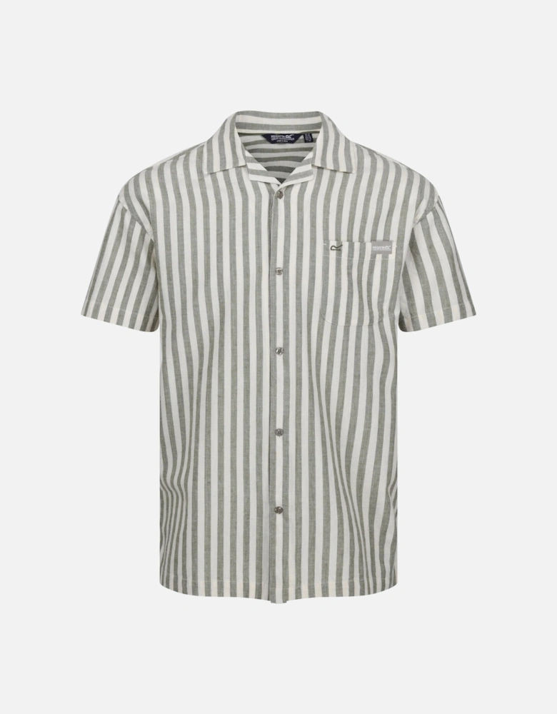 Mens Shorebay II Stripe Short-Sleeved Shirt