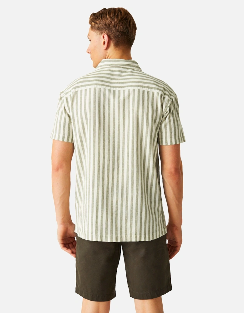 Mens Shorebay II Stripe Short-Sleeved Shirt