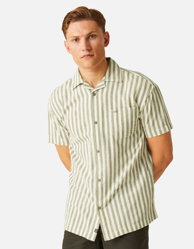 Mens Shorebay II Stripe Short-Sleeved Shirt