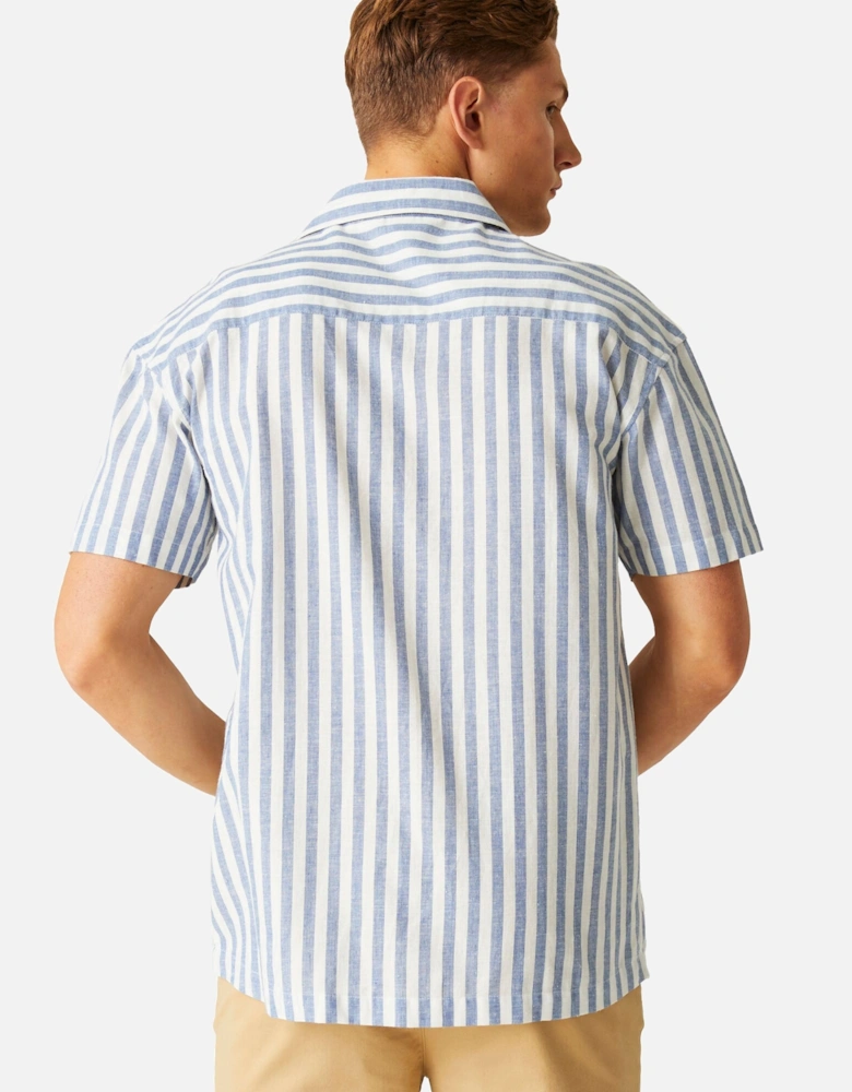 Mens Shorebay II Stripe Short-Sleeved Shirt