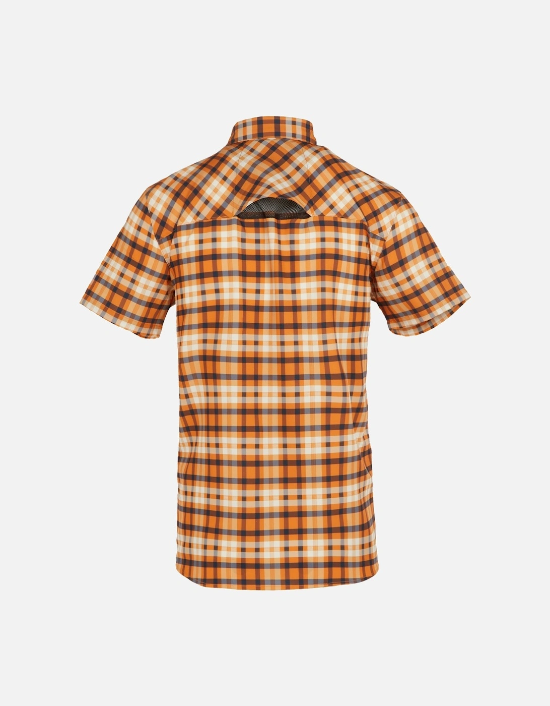 Mens Checked Packaway Travel Shirt