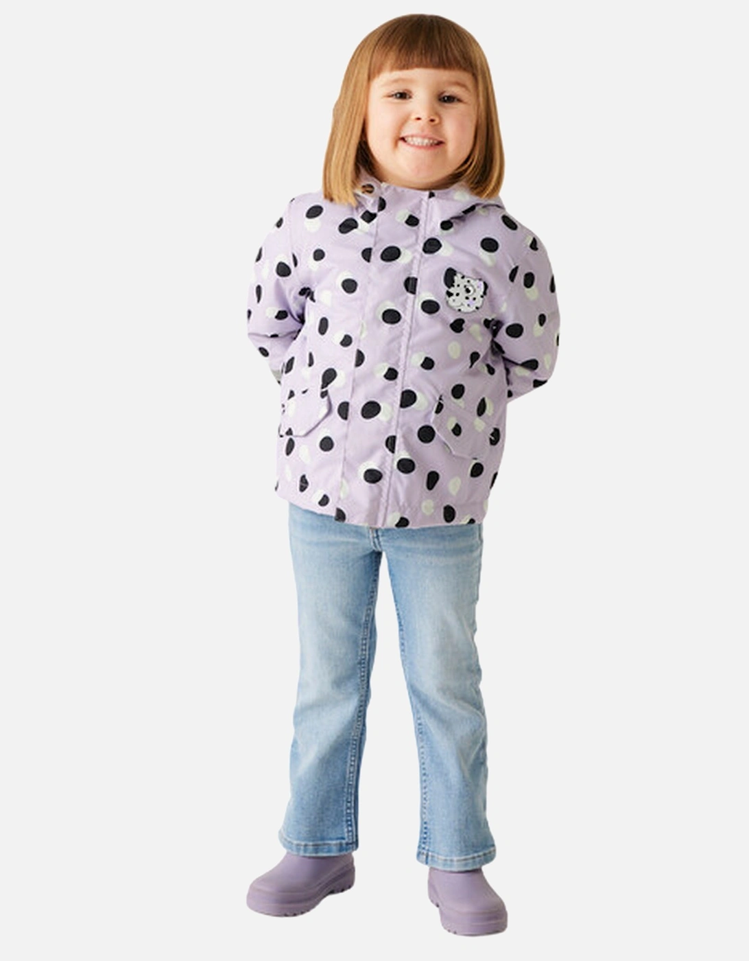 Childrens/Kids Shyla The Leopard Waterproof Jacket