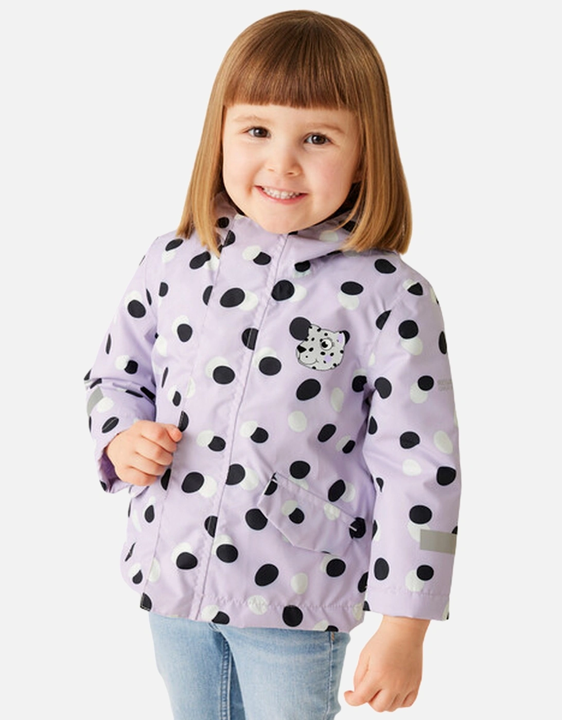 Childrens/Kids Shyla The Leopard Waterproof Jacket