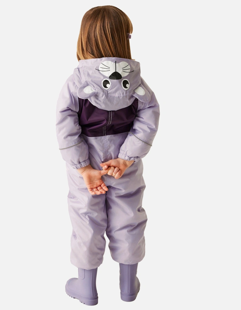 Childrens/Kids Mudplay III Shyla The Leopard Leopard Puddle Suit