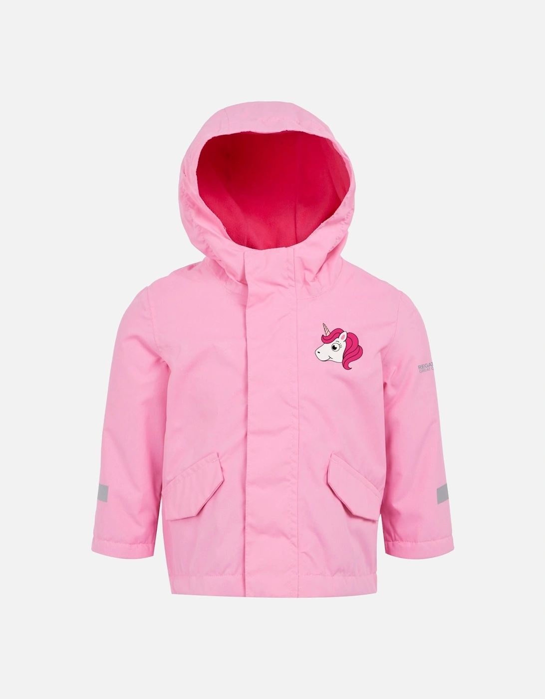 Childrens/Kids Luna The Unicorn Waterproof Jacket, 6 of 5