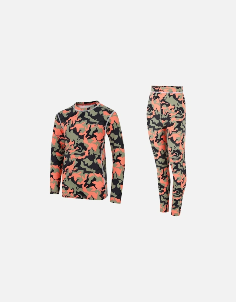 Childrens/Kids Pow II Camo Base Layer Set