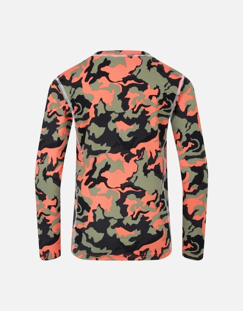 Childrens/Kids Pow II Camo Base Layer Set