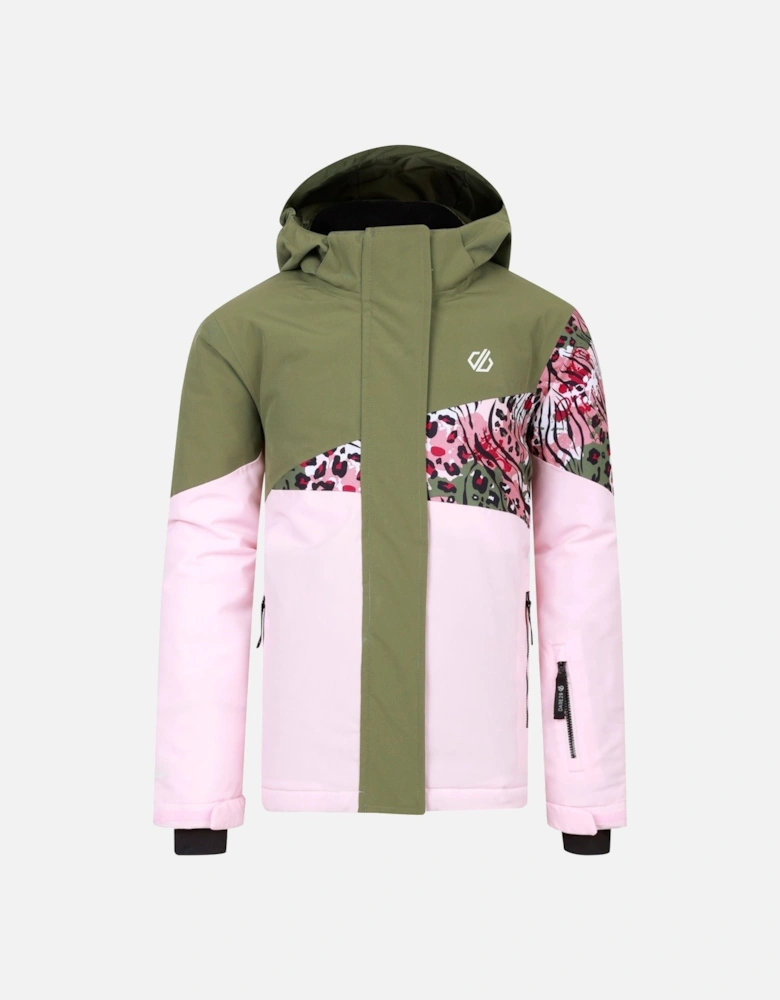 Childrens/Kids Humour III Leopard Print Ski Jacket