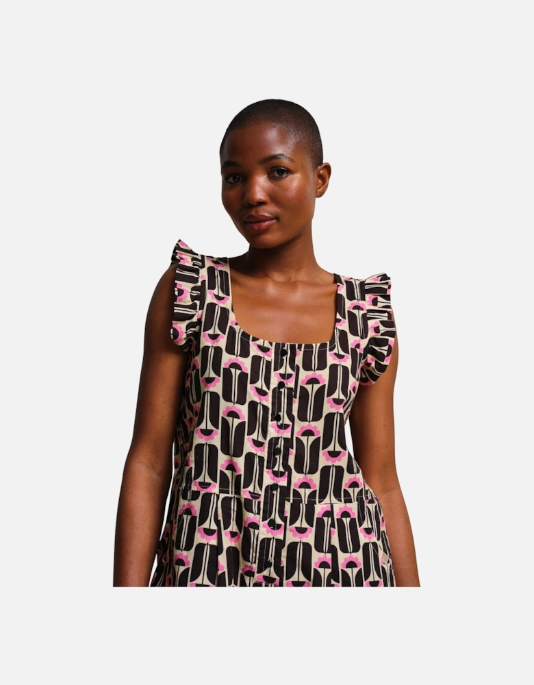 Womens/Ladies Orla Kiely Tall Flowers Playsuit