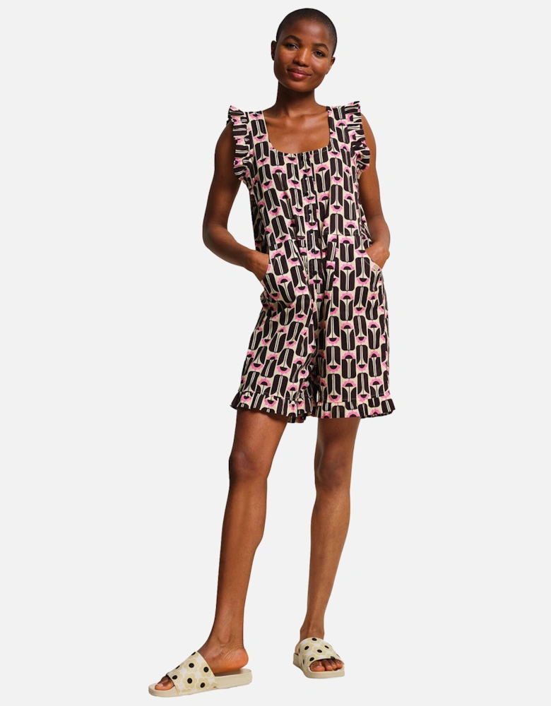 Womens/Ladies Orla Kiely Tall Flowers Playsuit