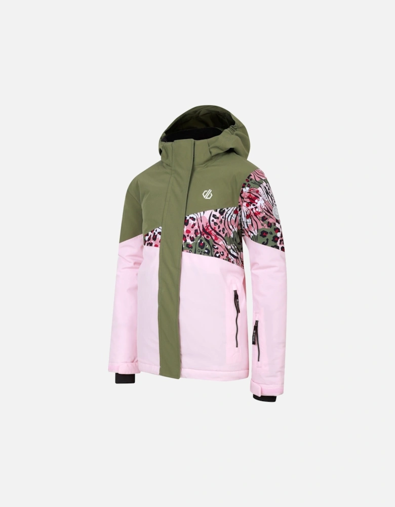 Childrens/Kids Humour III Leopard Print Ski Jacket