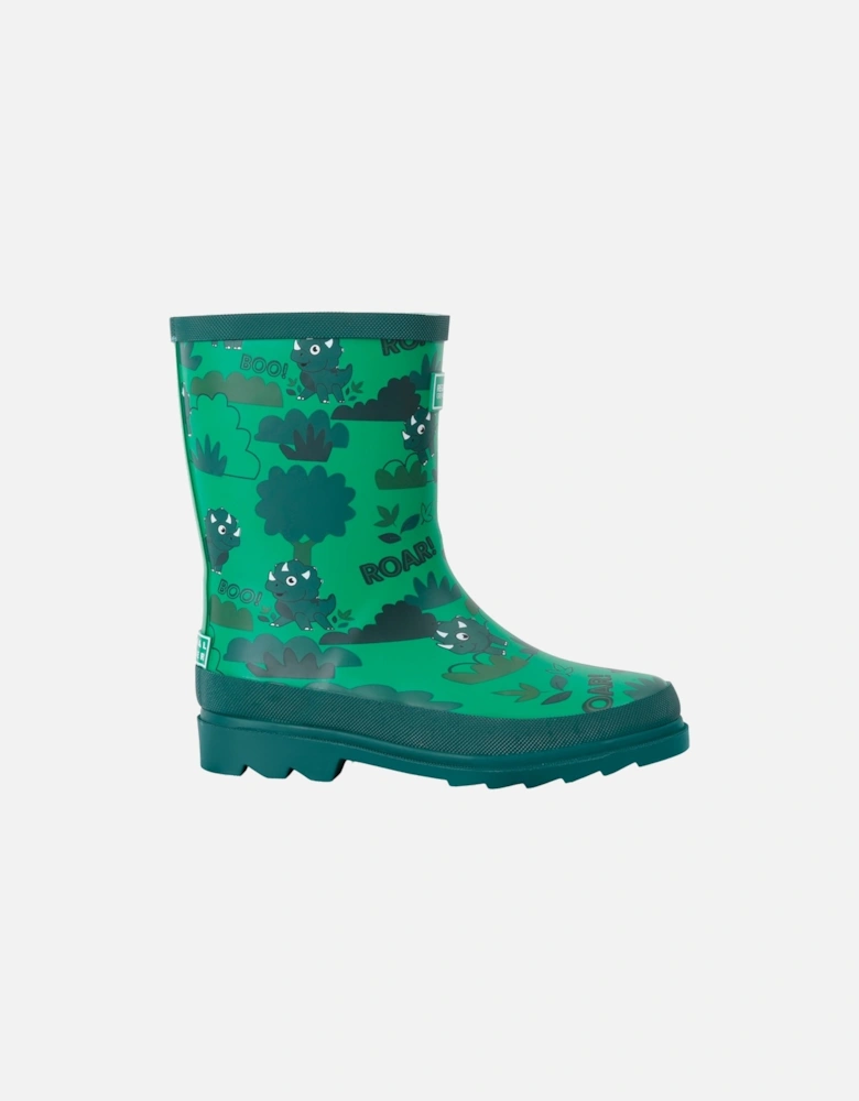 Childrens/Kids Mudplay II Stompy The Dinosaur Wellington Boots