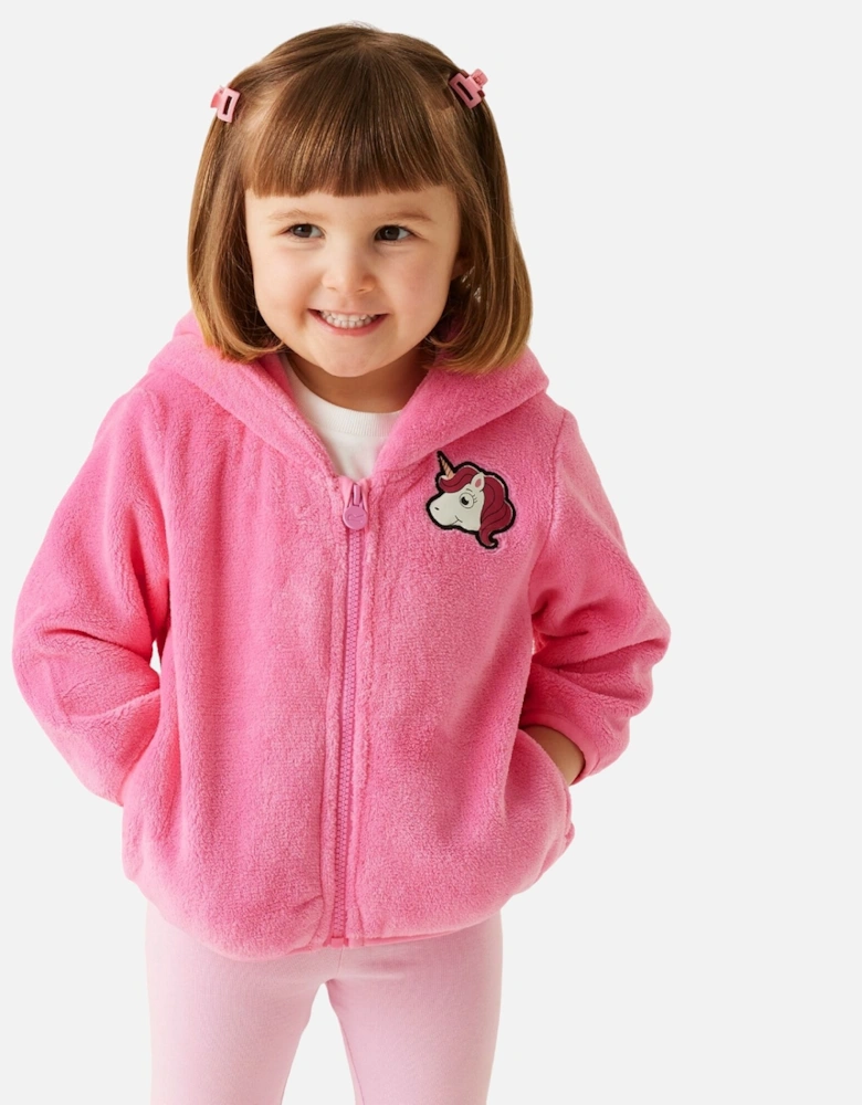 Childrens/Kids Luna The Unicorn Fleece Jacket