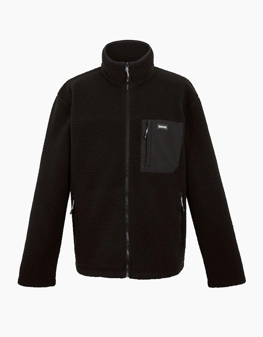 Men's Regatta Mens Frankie Borg Fleece - Black - Size: XXL