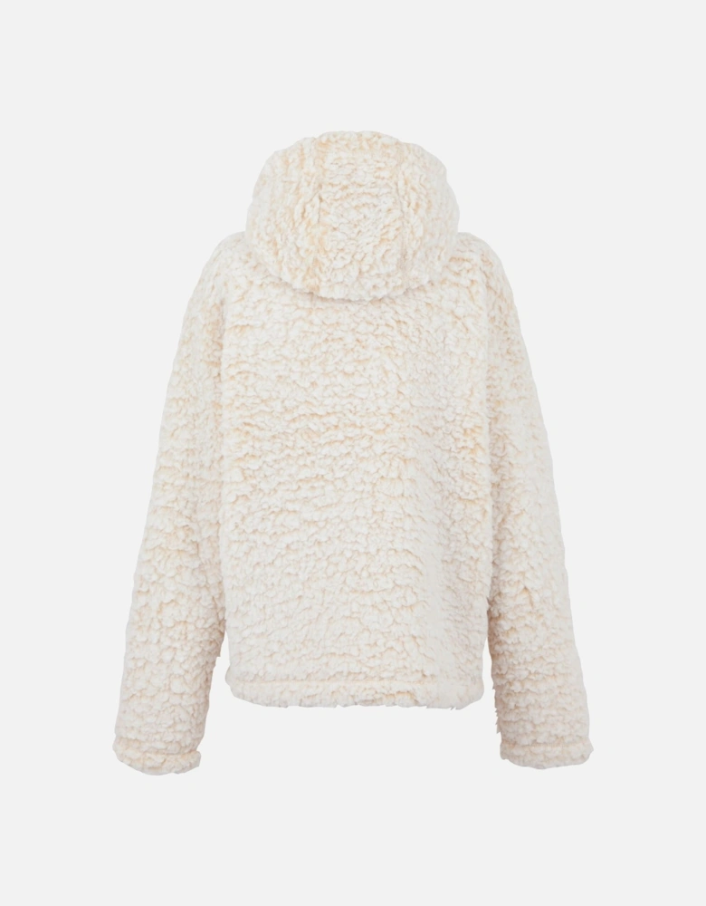 Womens/Ladies Zelpha Fluffy Hooded Fleece Jacket