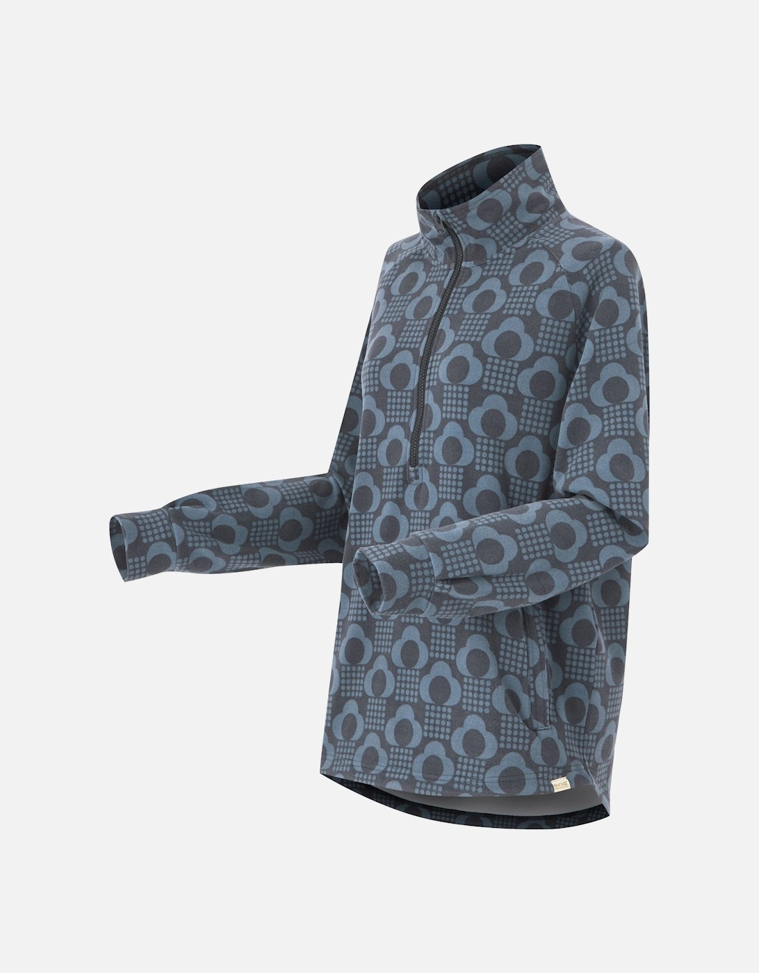 Womens/Ladies Orla Kiely Rain Cloud Half Zip Midlayer