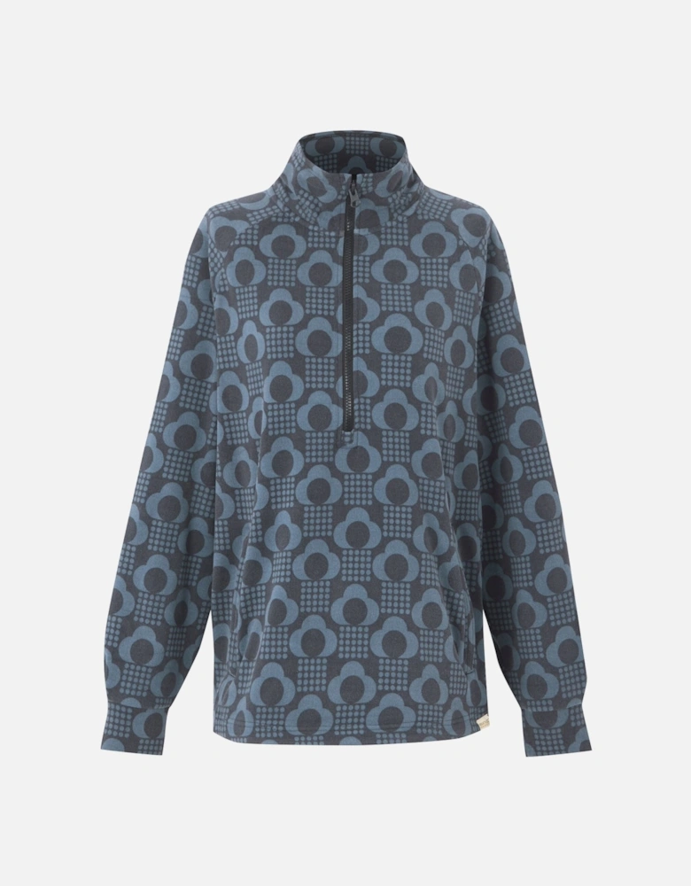 Womens/Ladies Orla Kiely Rain Cloud Half Zip Midlayer