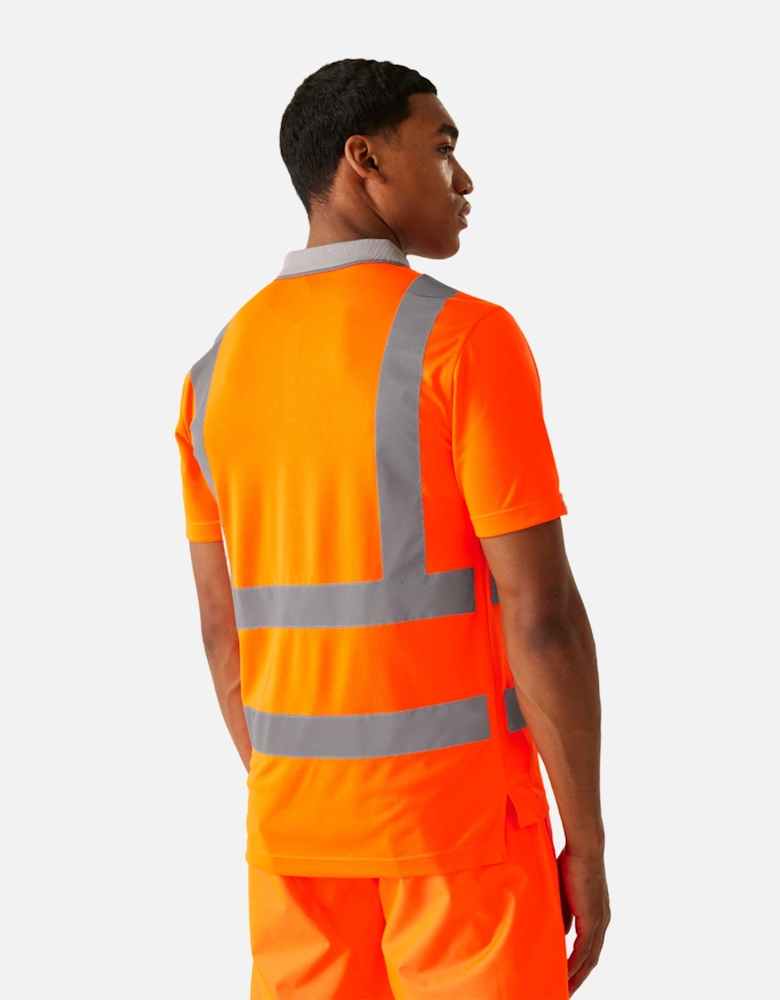 Mens Pro Hi-Vis Polo Shirt