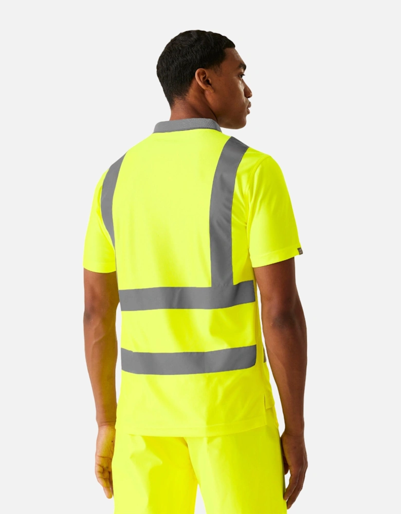 Mens Pro Hi-Vis Polo Shirt