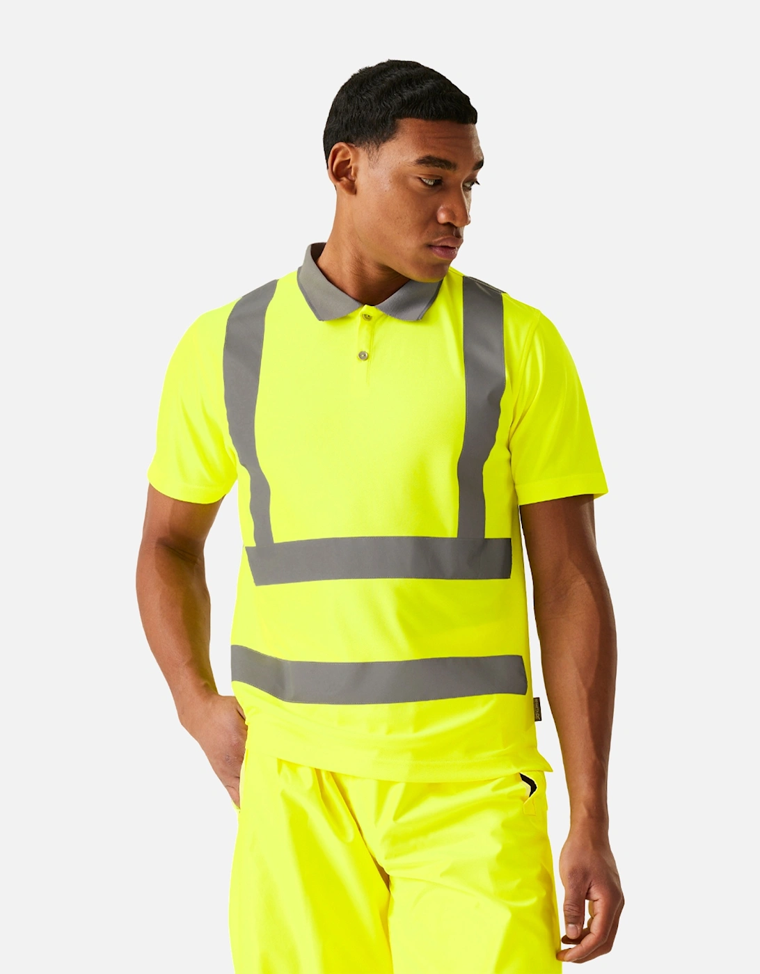 Mens Pro Hi-Vis Polo Shirt