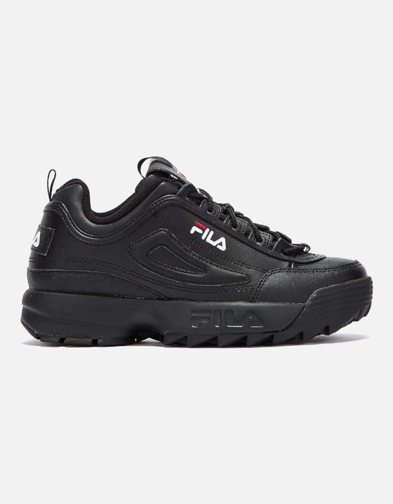 II Premium Black / White / Fila Red Trainers