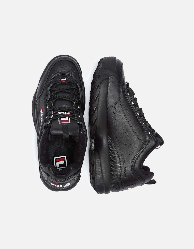 II Premium Black / White / Fila Red Trainers