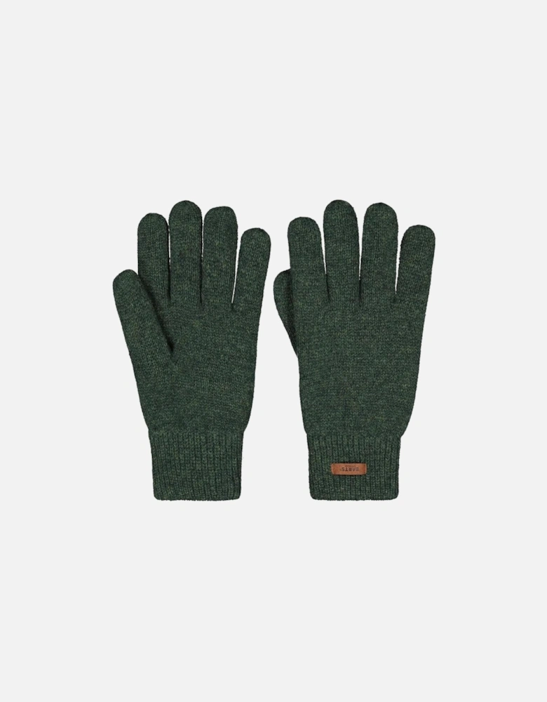 Mens Haakkon Wool Fleece Lined Ribbed Cuff Gloves