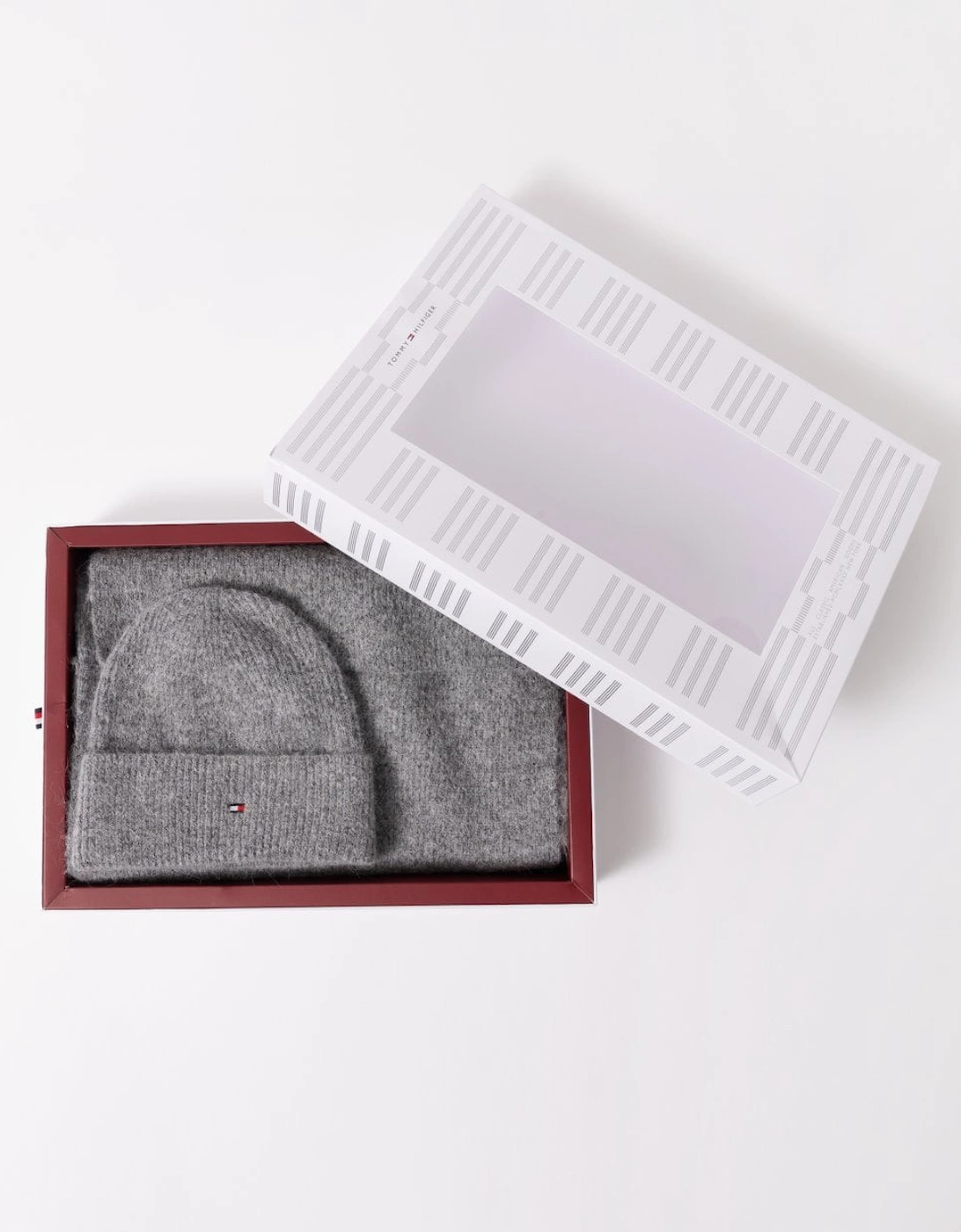 Essential Flag Fuzzy Womens Beanie & Scarf Gift Set