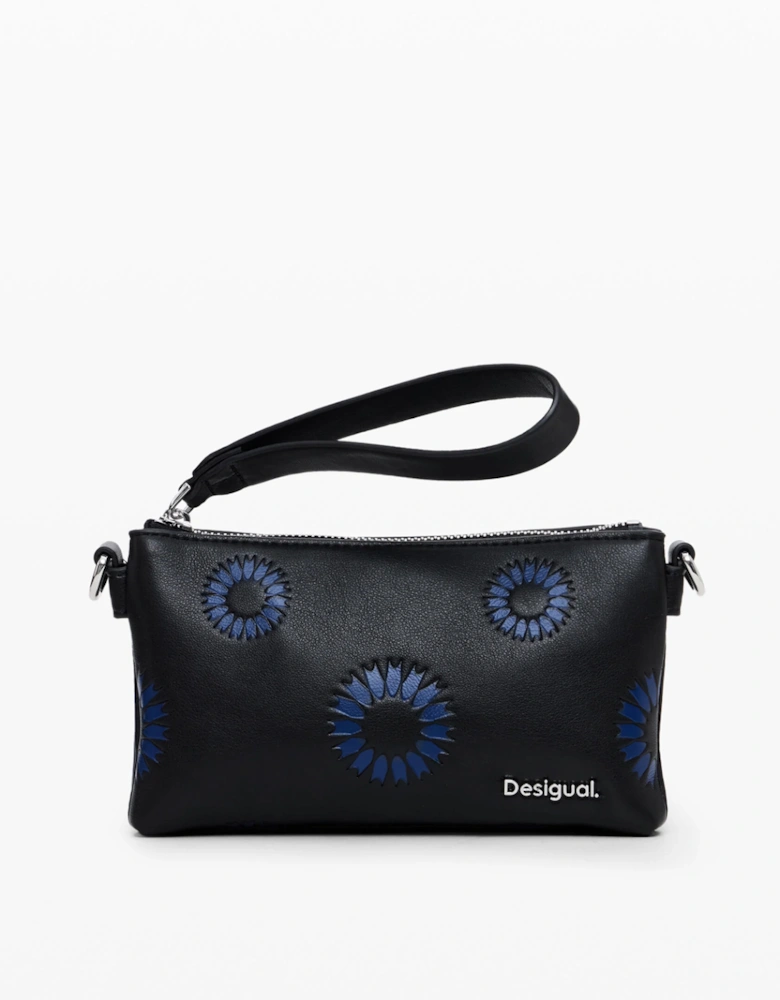 Small Sunflower Crossbody Bag Black