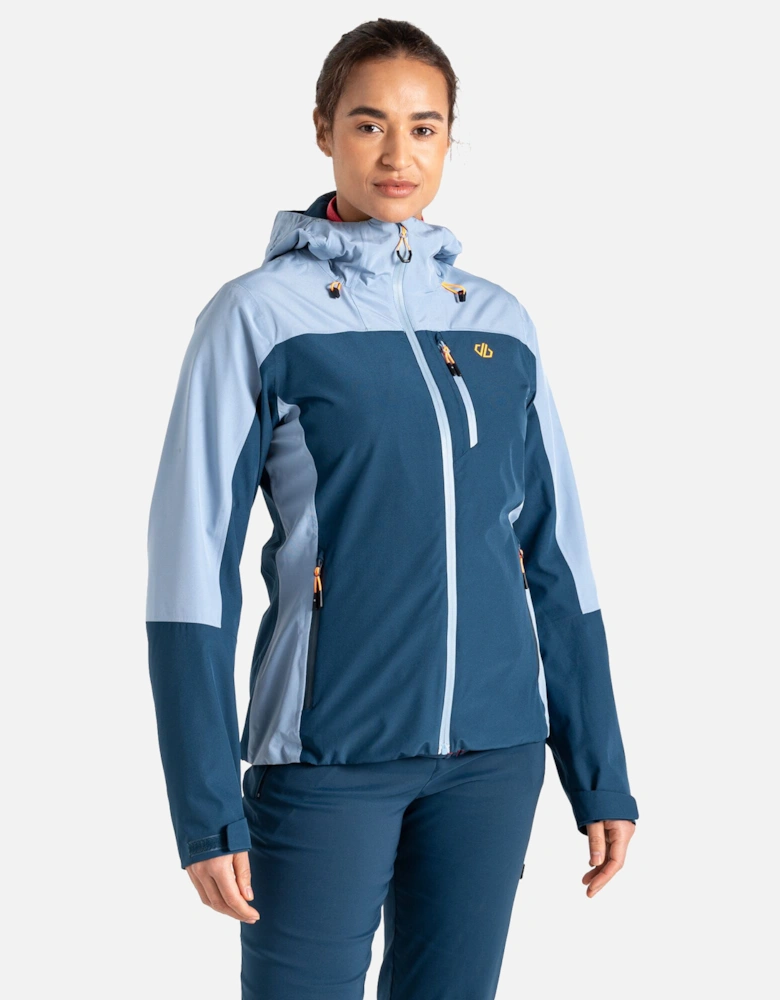 Womens/Ladies Mountain Series Contrast Panel Waterproof Jacket