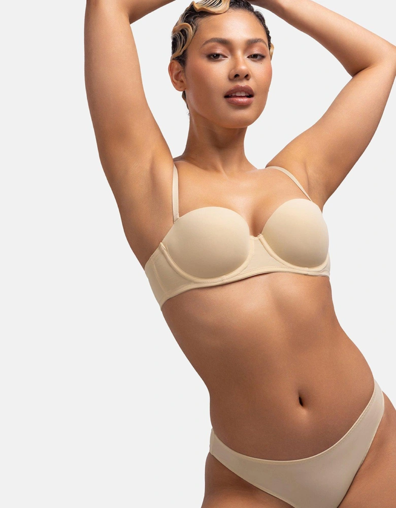 Michelle Light Padded Balcony Bra - Beige