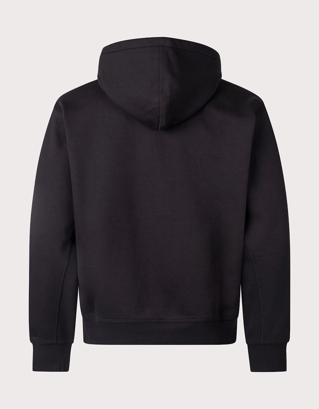 Relaxed Fit American Script Zip Through Hoodie