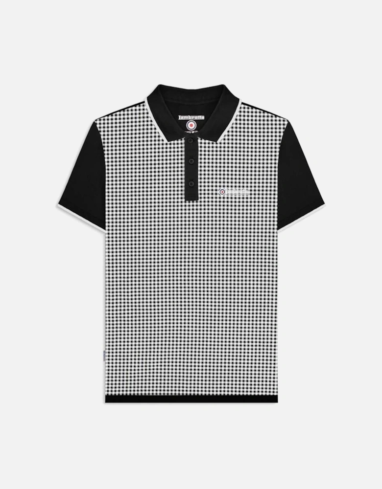 Mens Gingham Big & Tall Polo Shirt