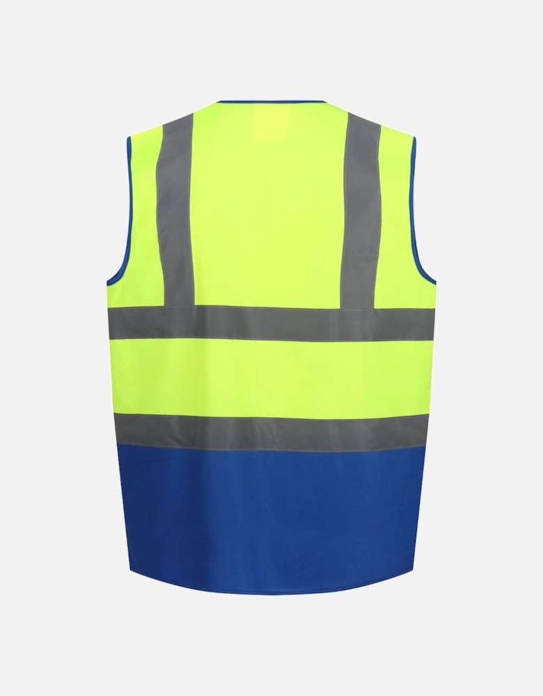 Professional Mens Pro Two Tone High Visibility Vest