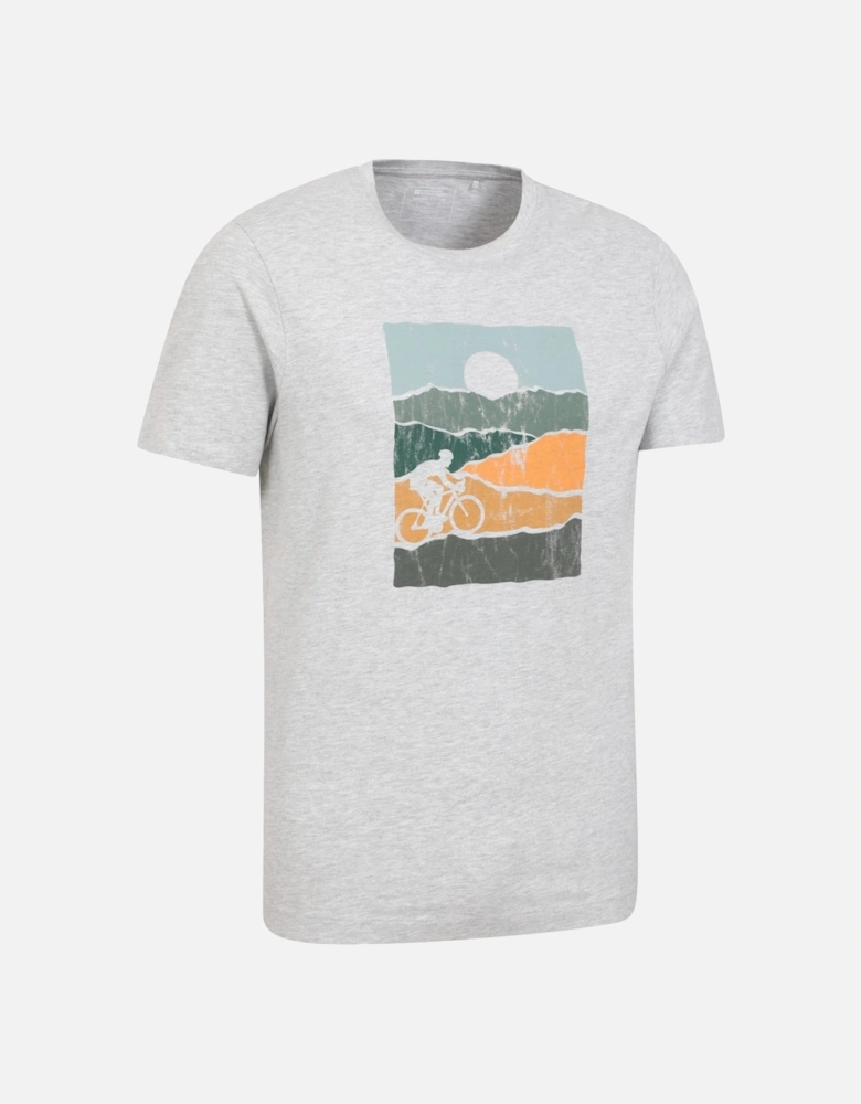 Mens Bike Organic Cotton T-Shirt