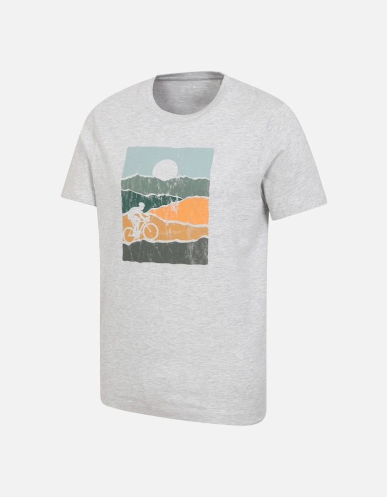 Mens Bike Organic Cotton T-Shirt