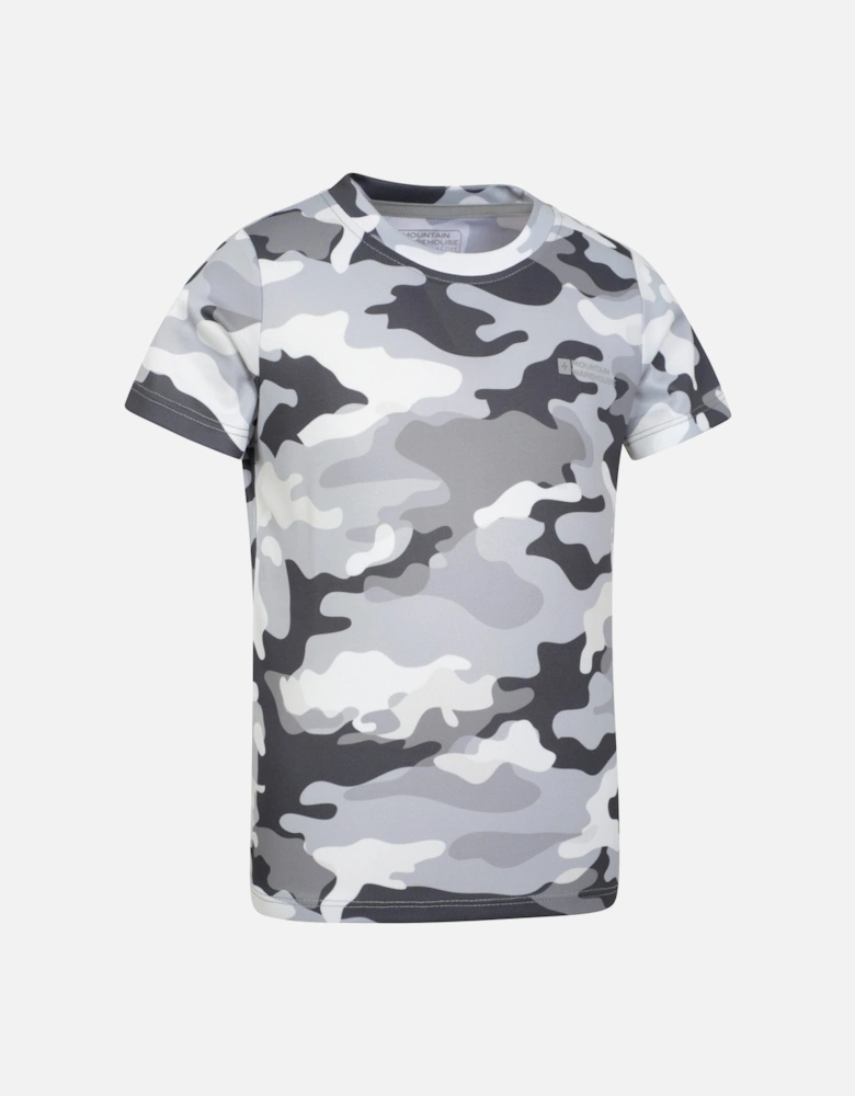 Childrens/Kids Camouflage Active T-Shirt