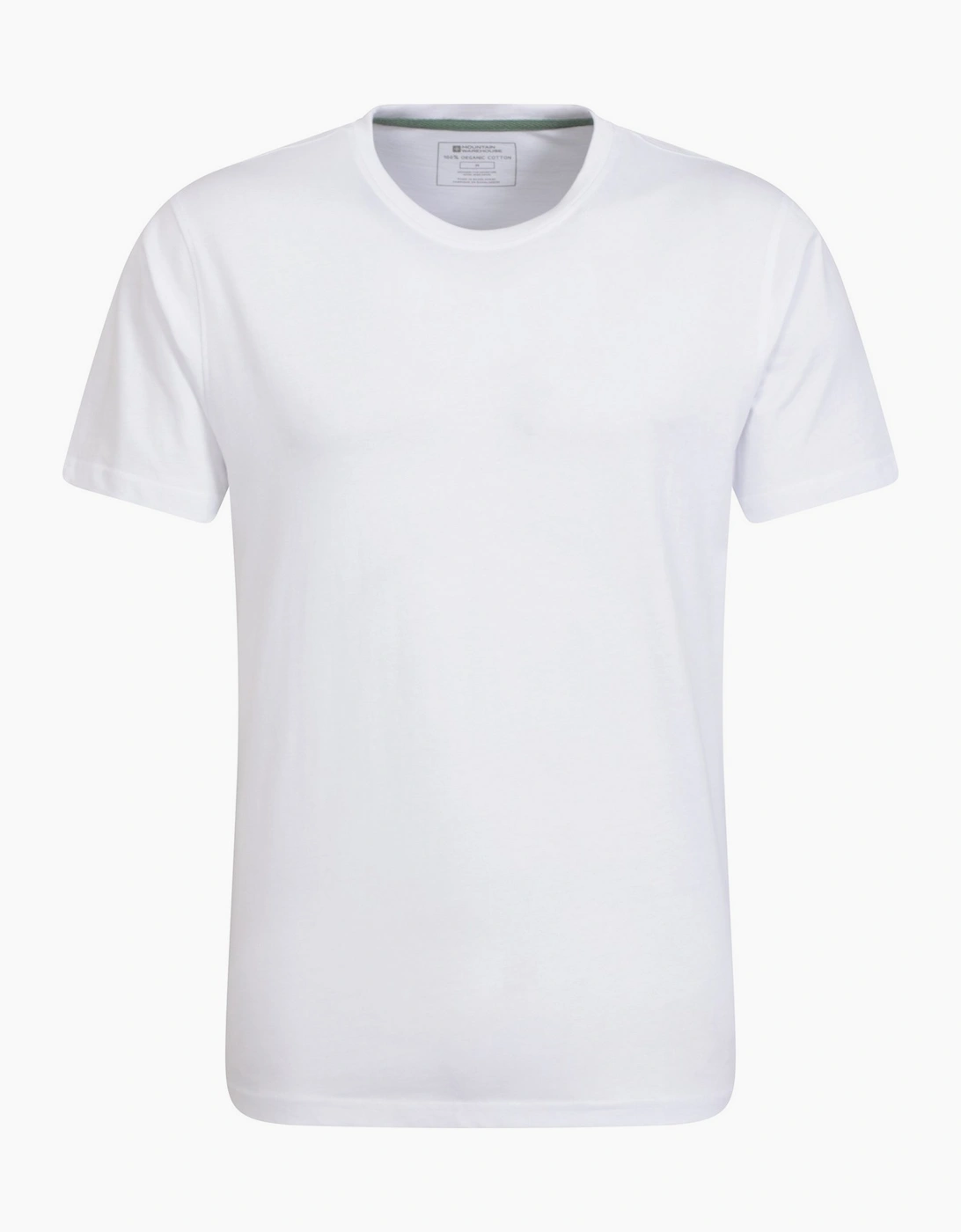 Men's Mountain Warehouse Mens Flint Crew Neck T-Shirt - White - Size, 40