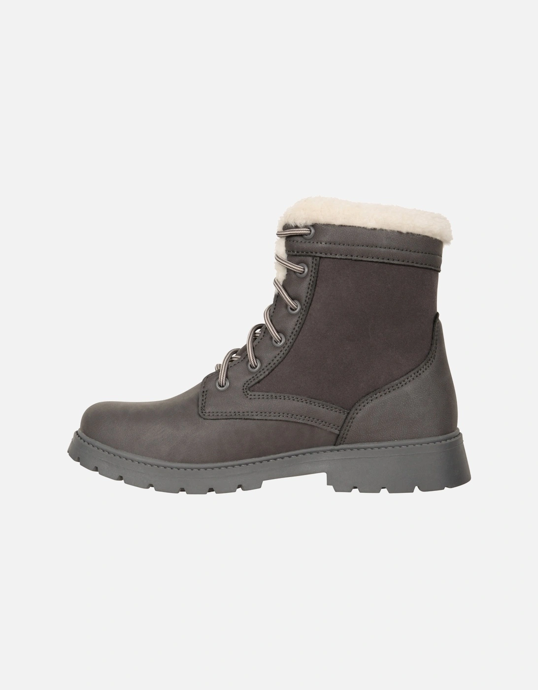 Mountain Warehouse Women's Thermal Waterproof Ankle Boots - Charcoal - 4 Uk - Charcoal - 80% Synthetic/20% Rubber - Image 2